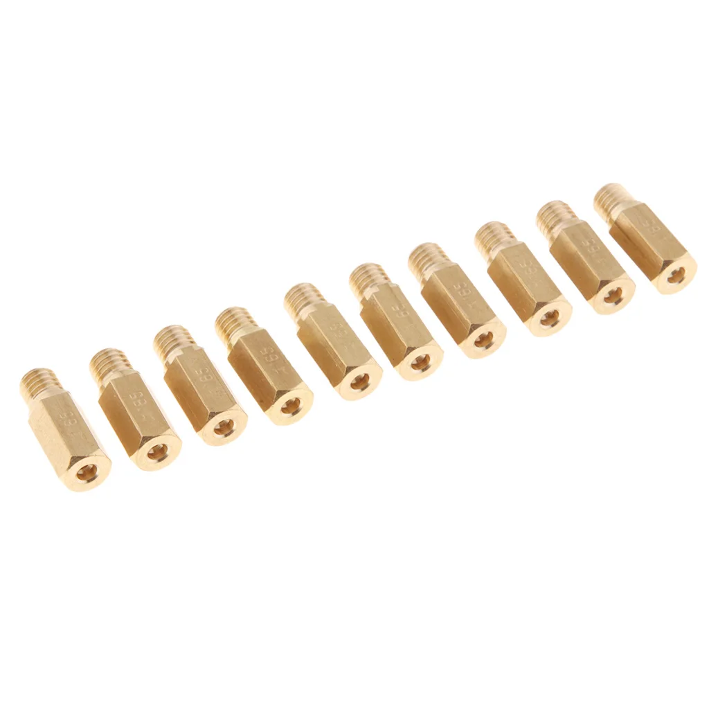 10Pcs 165 Carburetor Main Jet Kit For Motorcycle Keihin OKO PWK