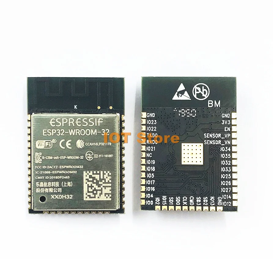 ESP32 WROOM 32 ESP 32S двухъядерный 32Mbits SPI flash uart mode smd модуль espressif оригинальный|Комплекты