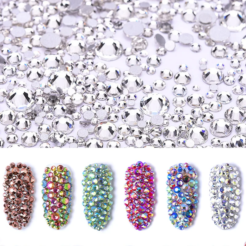 

SMC Hight Quality Crystal Nail Art Rhinestones, AAAAA Grade Non Hotfix Rhinestone, Phone Case Rhinestone, ss3-ss50, & Mix size