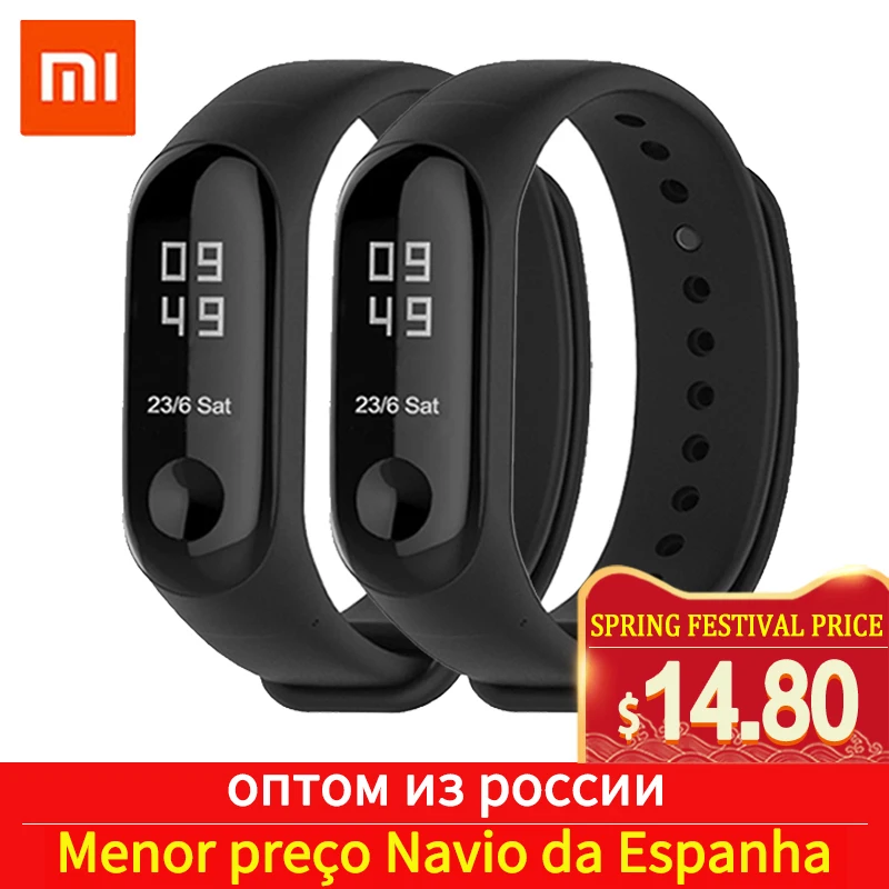 

Xiaomi Mi Band 3 Smart Wristband Fitness Bracelet Big Touch Screen OLED Message Heart Rate Time Smartband Wholesale DropShipping