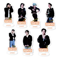 

1Pcs Kpop Bangtan Boys Acrylic Standee Album PERMISSION TO DANCE Acrylic Transparent Figures Standing Desktop Fans Collection