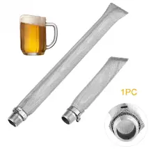 Filtro de cerveza de acero inoxidable, hervidor de cerveza, pantalla Bazooka, filtro de malla multifuncional reutilizable, colador de hilo de vino, Tun, herramientas para el hogar