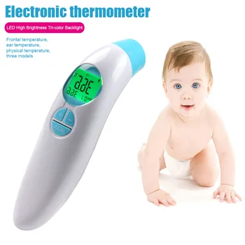 

Hot Non-contact Forehead Infrared Thermometer Digital LED Backlit Hand-held Temperature Meter PLD