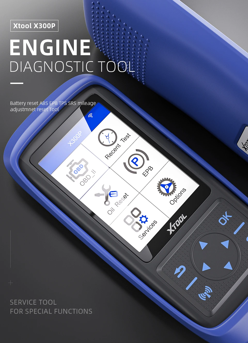 Автомобильный диагностический сканер XTOOL X300 P OBD2 инструмент для диагностики