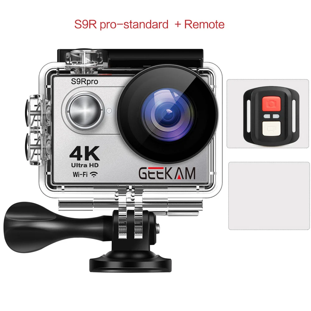 GK-S9RproS GEEKAM S9Rpro Экшн-камера Ultra HD 4K 30fps 16MP WiFi 2," Подводный Водонепроницаемый шлем видеокамера s Спортивная камера - Цвет: GK-S9RproS