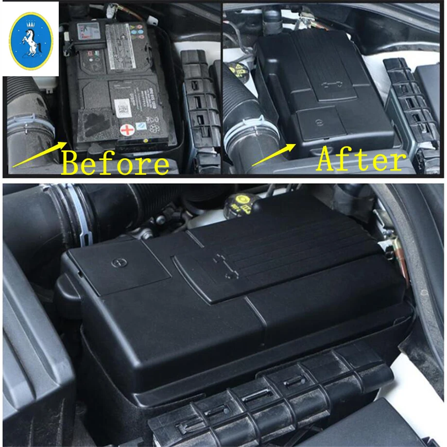 Engine Battery Positive Negative Electrode Waterproof Dustproof Cover  Protection Kit Fit For Volkswagen VW Tiguan 2016 - 2022 - AliExpress