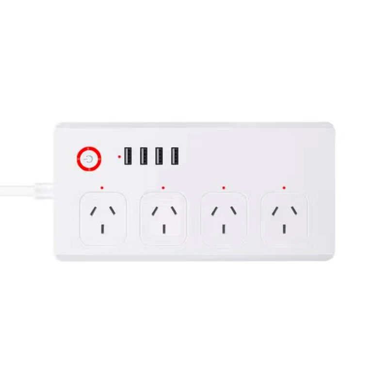 Wifi Smart EU/US/UK/AU многопортовая розетка, разъем питания, портативный адаптер с 4 usb-портами, умная Домашняя электроника