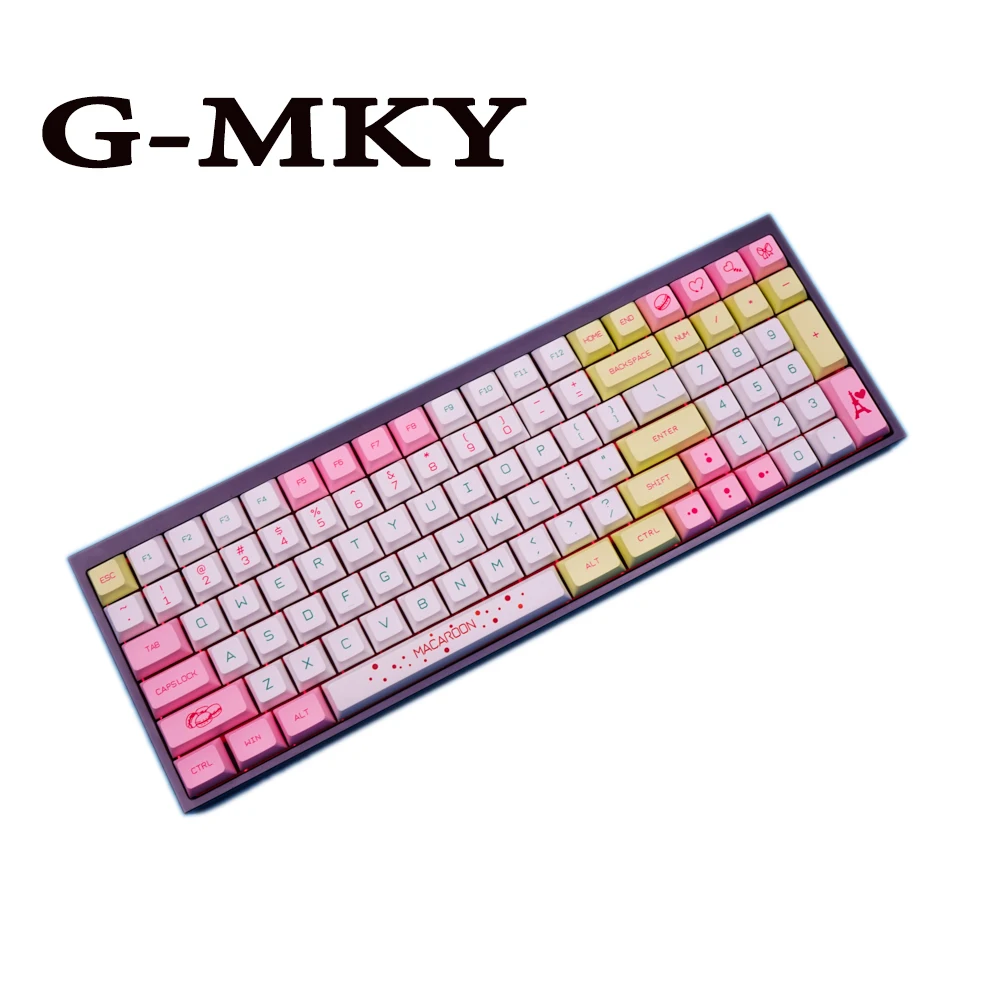 

G-MKY Macaron Keycaps PBT Dye-sublimated Keycap XDAS profile For Filco/DUCK/Ikbc MX switch Mechanical Keyboard Keycap