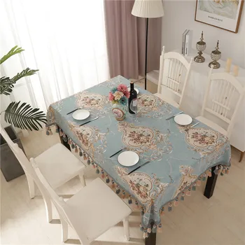 

Coffee table tablecloth living room European luxury rectangular household tablecloth square square cloth tablecloth
