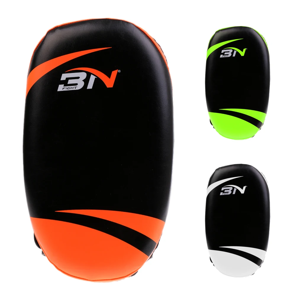Curved Punch Pad Kick Boxing Muay Thai MMA Fighting Focus Training Glove Target