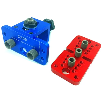 

3 In 1 Punch Locator Jig Dowel Wood Vertical Drilling Locate for Furniture Woodworking Joinery Tools Self Centering Dowelling