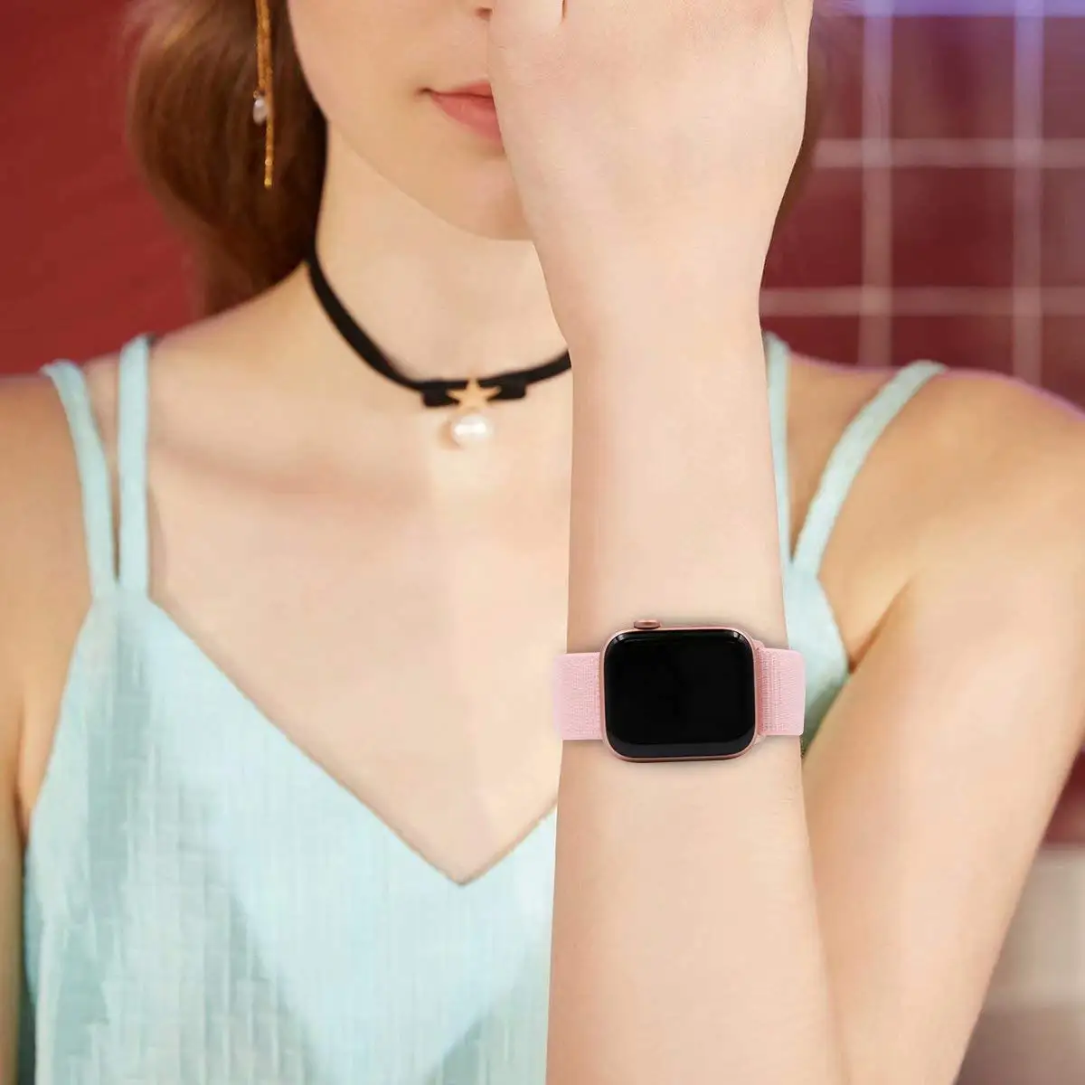 Ремешок для наручных часов Apple Watch серии 3/2/1 Часы петлевой ремень велкро нейлона сменный Браслет дышащий сменный ремешок Спорт