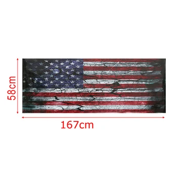 

Fashion Truck Popular 167*58cm Cool Novel Design American Flag Tailgate Wrap Vinyl Graphic Reliable High Quality