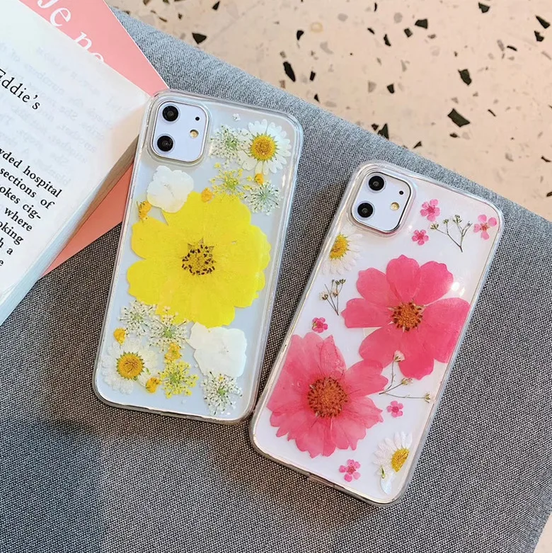 Для iPhone 11 Pro Max 11 Pro XS Max XR XS i8 Plus i7 Plus НАСТОЯЩИЙ СУХОЙ красивый ручной работы чехол для iPhone 6 6s Plus Ins горячая распродажа