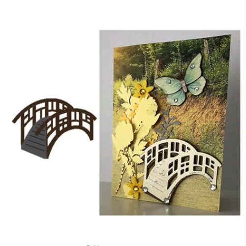 

New 2019 Bridge Metal Dies Cutting Dies Scrapbooking Embossing Dies Cut Stencils Cards Craft Dies