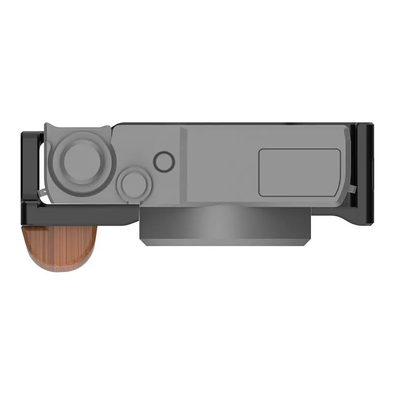 UURig C-G7XMarkIII клетка Rig рамка чехол стабилизатор для Canon G7X Mark III камера с деревянной ручкой рукоятка холодная башмак крепление