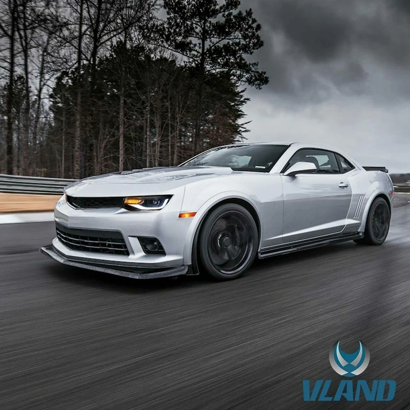 Высококачественные Заводские фары VLAND для Chevrolet Camaro светодиодный последовательный проектор DRL передние лампы