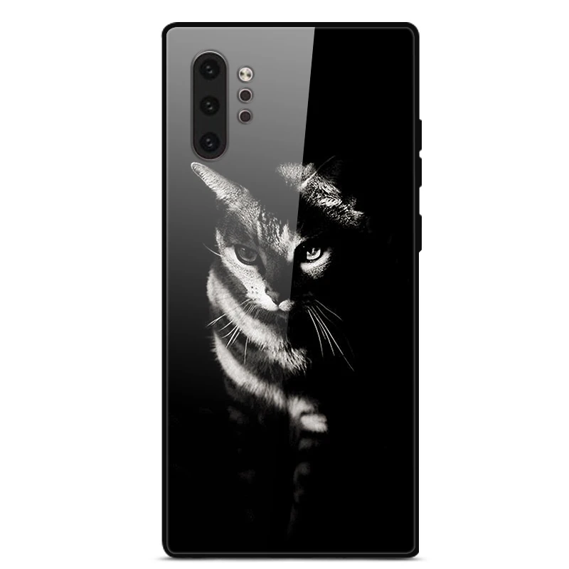 Premium Tempered Glass Protective Phone Case with Hard Back Cover and Bumper Guard