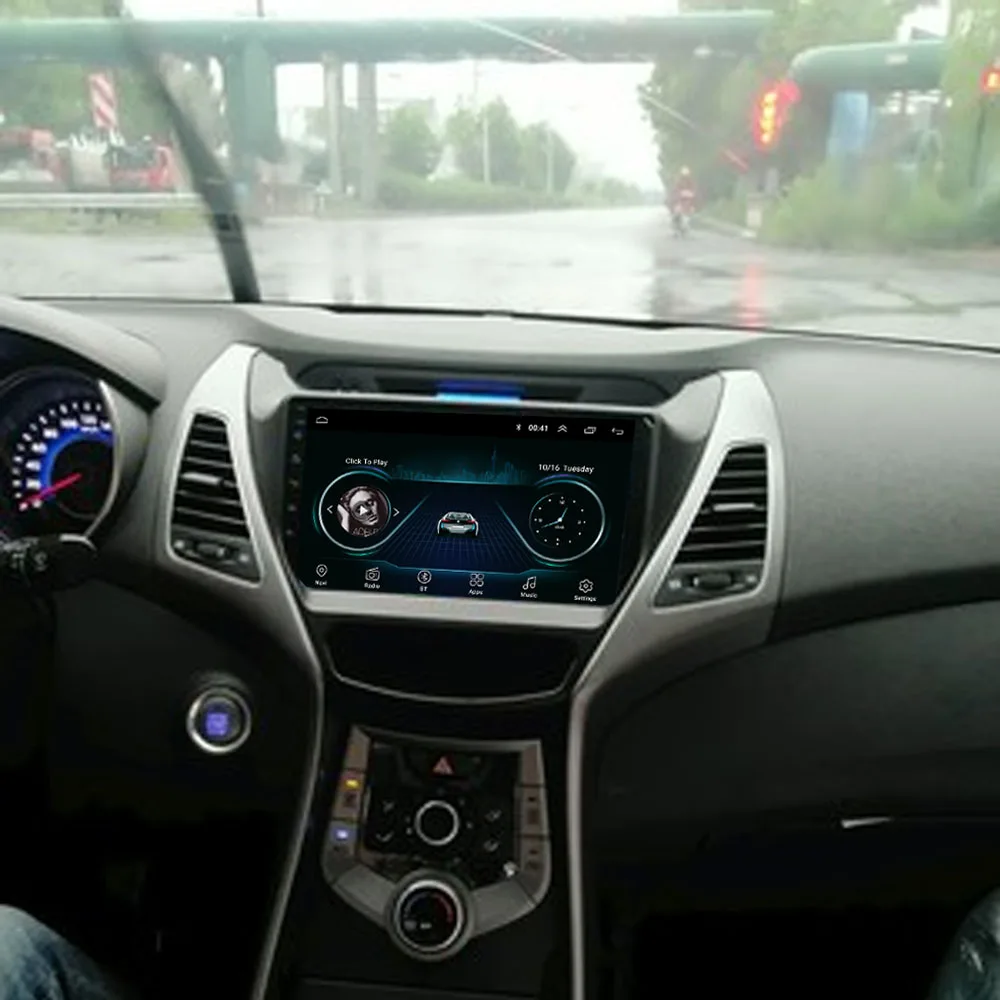 quad core Android 8.1 For HYUNDAI ELANTRA Avante 2011 2012 2013 2014 2015 Multimedia Stereo Car DVD