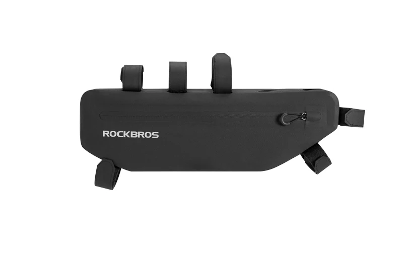 AS-043 Велосипед, ROCKBROS сумки Топ труба передняя рама сумка Водонепроницаемый MTB дорожный треугольник Паньер грязеотталкивающие велосипедные аксессуары сумки - Цвет: AS-043