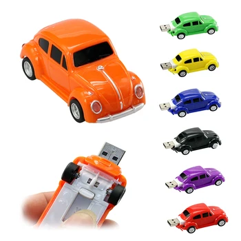 

Removable Personalised Pendrive Mini Beetle Car Flash Drive Plastic 64 8 4 128 16 32 256 gb Memory Stick USB 4GB 32GB Pen drive