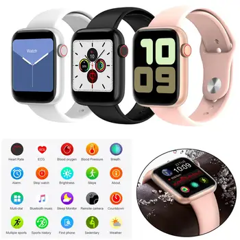 

Touch Screen Bluetooth Smart Watch Sports Fitness Tracker Pedometer Heart Rate Monitor Music Control for Android iOS