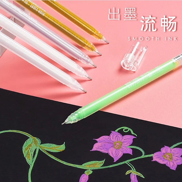 Fantasy Rainbow Gel Pen color gradient press 0.6mm hand account