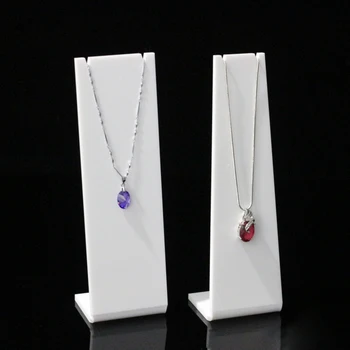 

Acrylic stand support for necklaces joyero holder collares jewelry display jewerly organizer showcase piercing case exhibitor