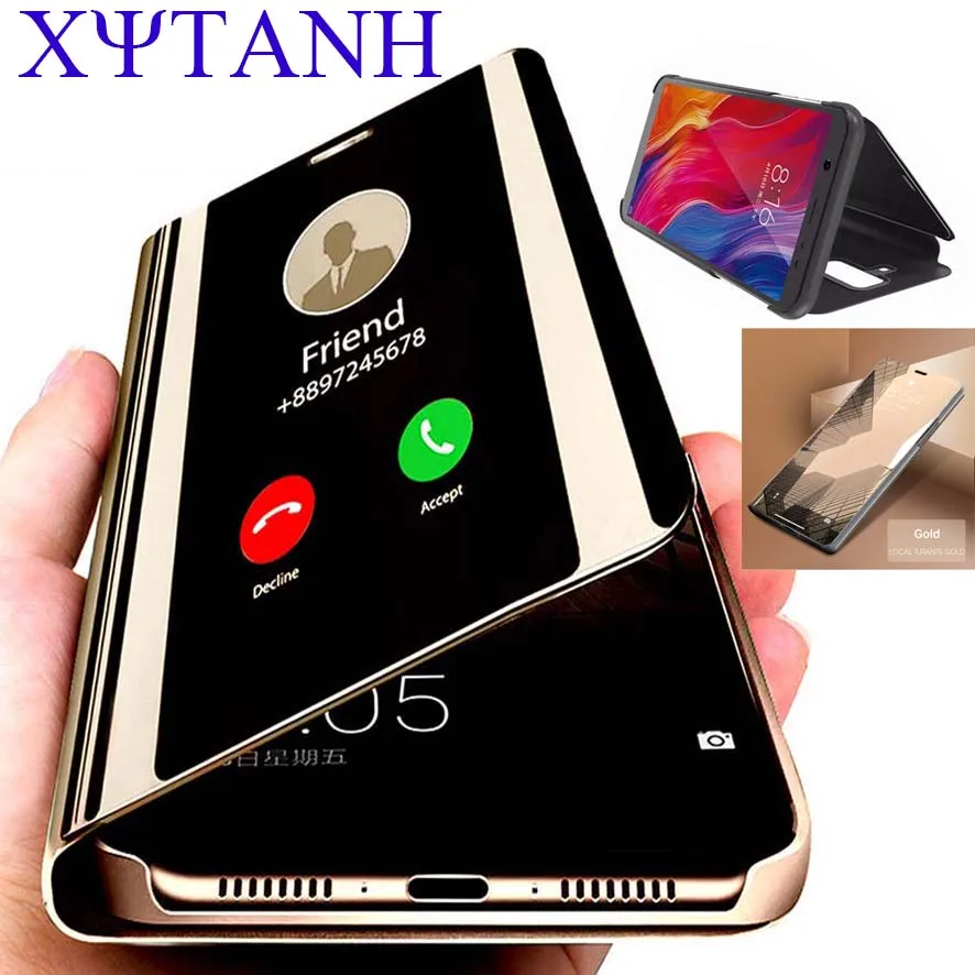 Smart Mirror Case Per Samsung Galaxy A50 A40 A30 A20 Mirror Book Filp Cover In Pelle Per Galaxy A10 A11 Flip Case Coque Fundas