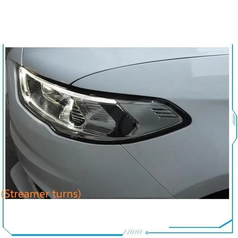 MODEL N Наружные Drl дневные ходовые огни Luces Para Авто Стайлинг боковой указатель поворота светодиодные фары автомобиля фары в сборе 17 для Ford Mondeo - Цвет: MODEL N