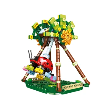 

352Pcs Moc Pendulum Playground City Building Blocks Toys Amusement Park Small Bricks DIY Educational Toy Set Toys For Over 8