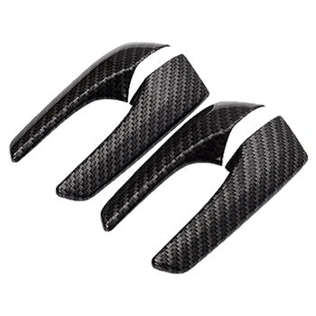 

Carbon Fiber Door Handle Cover Interior Door Handle Frame Trim Sticker for Toyota RAV4 2014-2019
