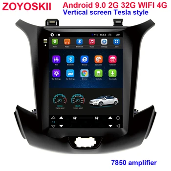 

64G 8 Core Android 9.0 10.4 inch vertical screen Tesla style car gps radio navigation carplay for Chevrolet new Cruze 2015-2020