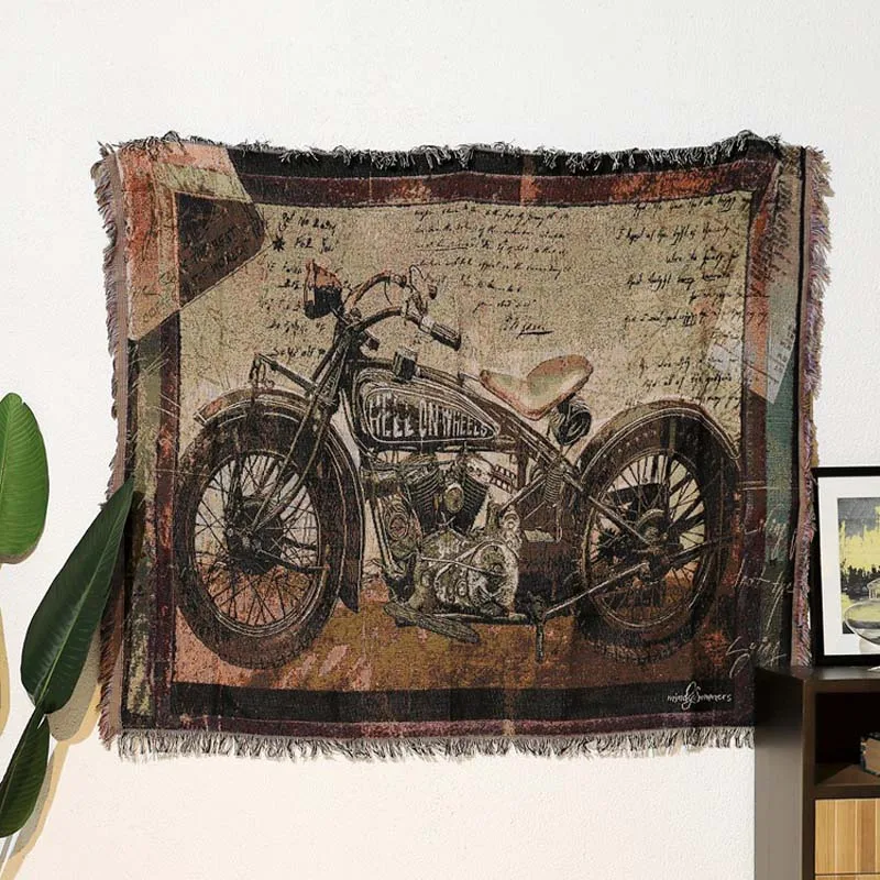 17 Nordic Knitted Couch Armchair Tassels Blanket Pet Dog Sleeper Sofa Mattress Protector Plaid Coverlet - Цвет: 17