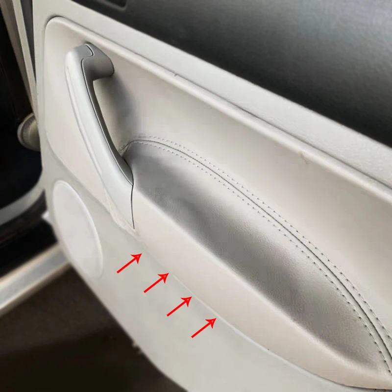 

only 4 Doors Car Microfiber Leather Armrest Cover For VW Golf 4 MK4 Jetta 1998 - 2004 2005 2006 Door Armrest Panel Cover Trim