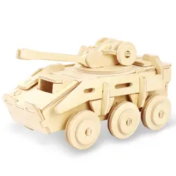 3D Хобби DIY Строительные наборы игра грузовик Обучение Обучающие взрослых Автомобиль сборная игрушка деревянная модель детский автомобиль