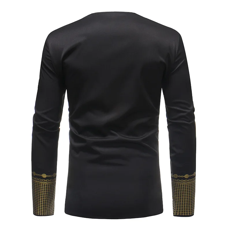 Африканская племенная Дашики рубашка мужская Camisa Masculina Фирменная Новинка уличная африканская одежда хип-хоп Повседневная сорочка Homme
