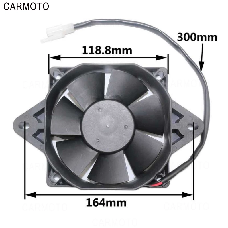 Масляный бак для воды радиатор Электрический охлаждающий вентилятор carmoto для 150cc 200cc 250cc Quad ATV Go Kart Багги Байк мотоцикл