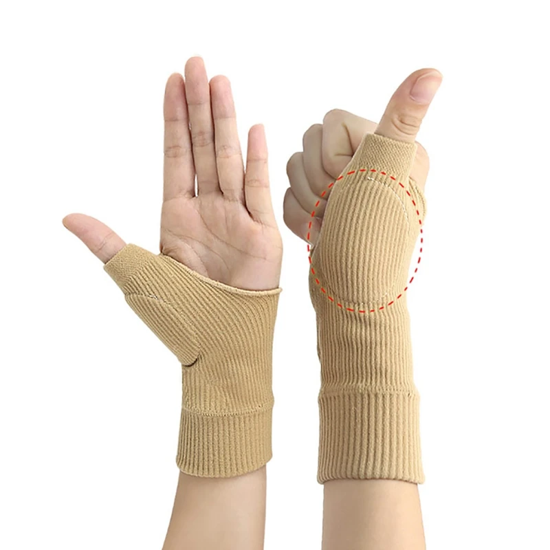 

Gloves Compression Sports Protection Pain Relief Hand Wrist Support Brace Wrist Protector Running Badminton Basketball Bracers