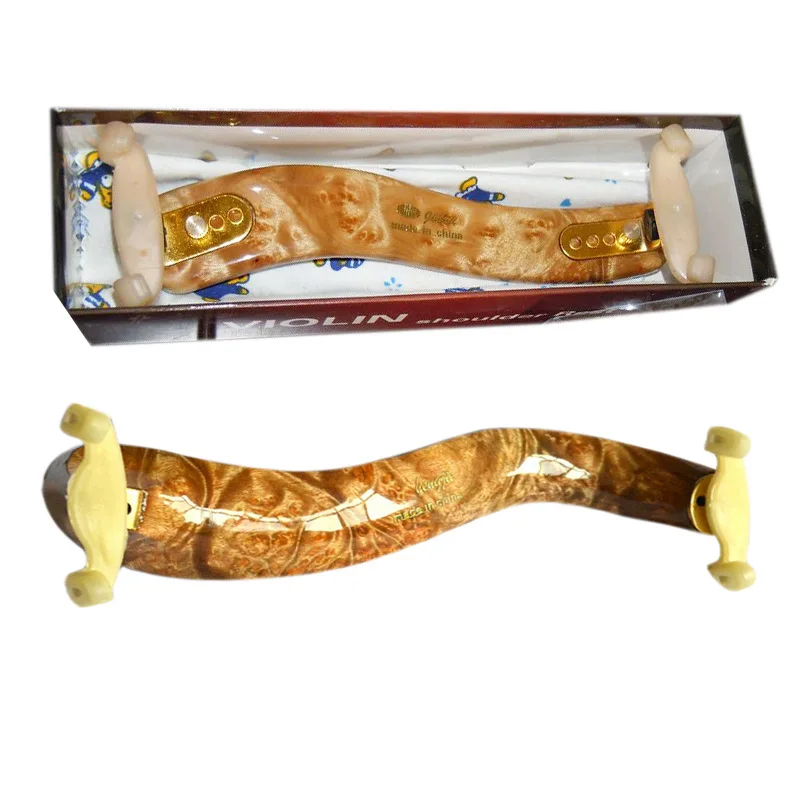 

Bird's Eye Maple Violin Shoulder Rest Shoulder Pad Cento Entirely Handmade for Making Cowhide Shoulder Support Violin Musical In