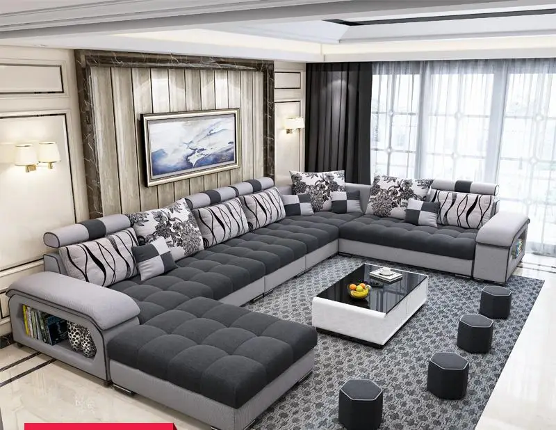Мебель фабрика предоставила гостиной диваны/ткань диван кровать Королевский диван