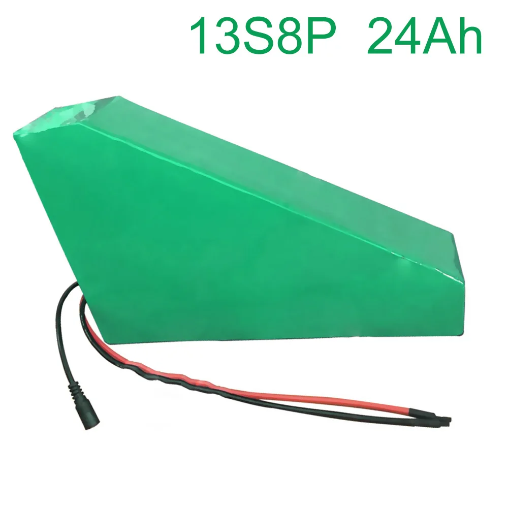 48V 24Ah 13S8P 18650 литий-ионный аккумулятор электровелосипед Электрический велосипед 330*310*200*70*70*45 мм