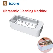 Xiaomi Mijia Lofans – Machine de nettoyage ultrasonique, haute fréquence, Vibration, lavage de bijoux, montres, lunettes, CS-602
