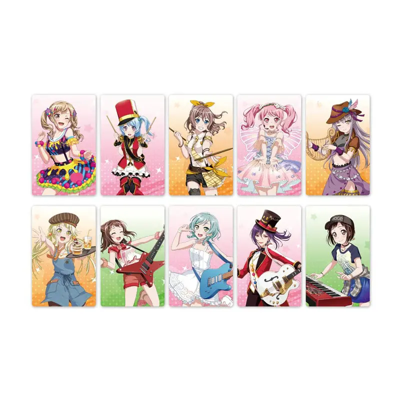 10 шт. Новое поступление BanG Dream! Стикер для аниме карт водостойкий стикер сделай