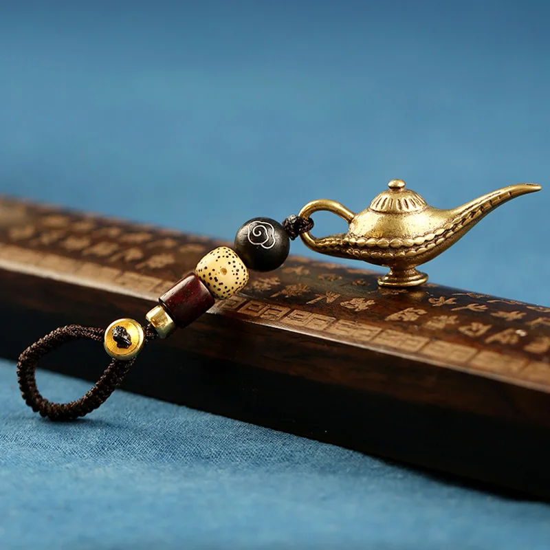 brass Aladdin Magic Lamp pendant (4)