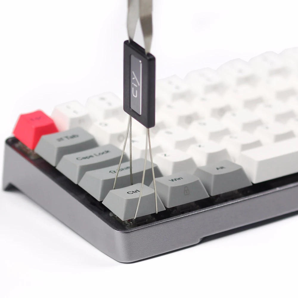 Съемник колпачка для клавиатуры универсальный инструмент для снятия колпачка для ключа s инструменты для фиксации клавиатуры для механической клавиатуры Черный 1 шт