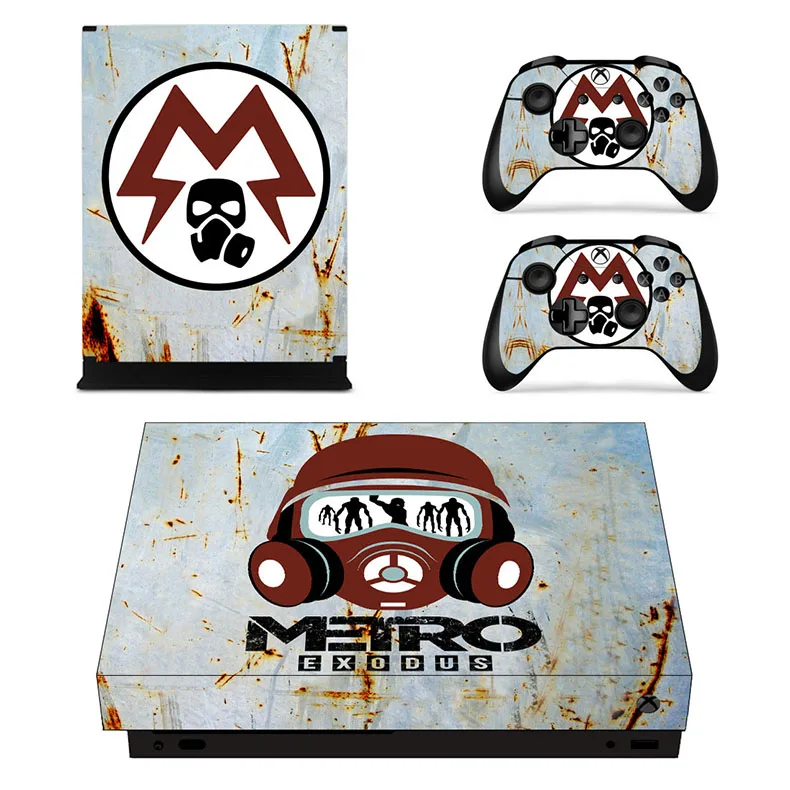 Metro Exodus полное покрытие для игры кожная консоль и наклейка на контроллер для Xbox One X консоль+ контроллер кожи наклейки Винил - Цвет: 8