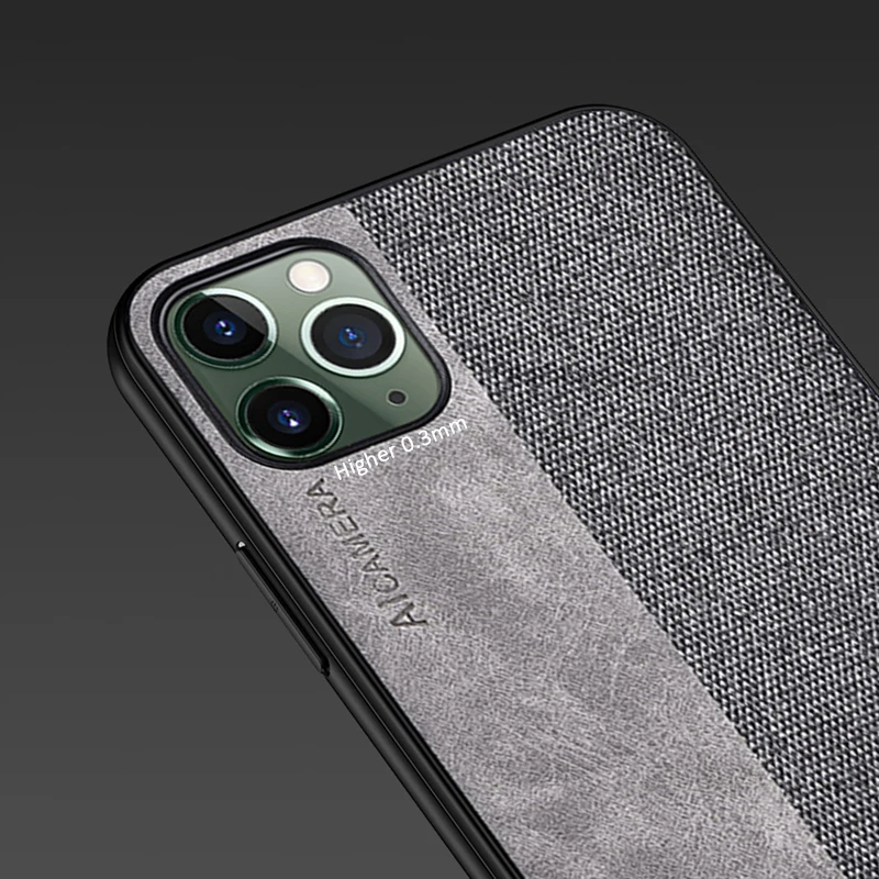 Toraise для Apple, iPhone 11 Pro Max, Роскошный чехол из искусственной кожи и ткани с текстурой для iPhone 11 Pro, PC и TPU edge Cover