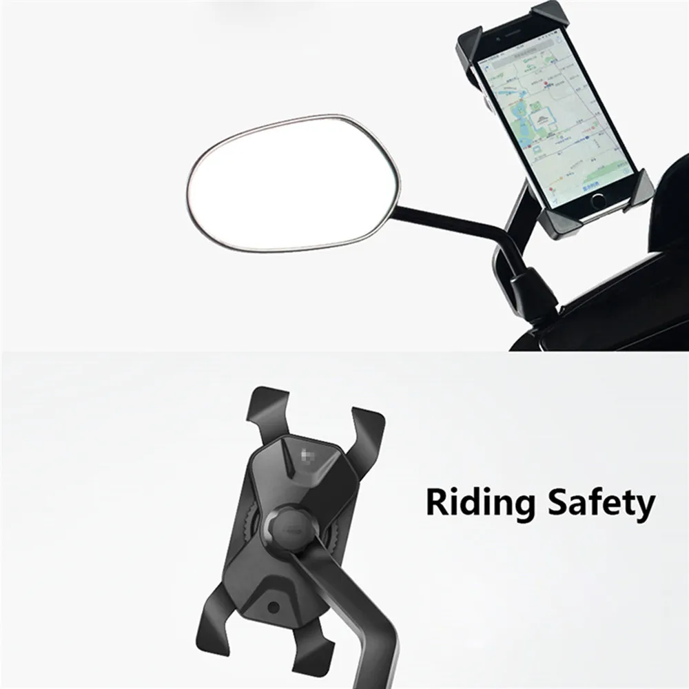 Mobile Phone Aluminum Holder Mount Bracket Stand for Niu Electric Scooter E-Bike 