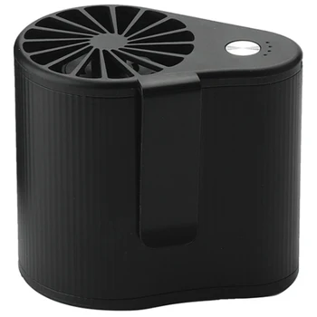 

Mini Waist Hanging Fan Super Powerful Airflow Portable Air Conditioning Suit Rechargeable Battery 3 Speed Setting Black